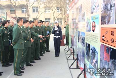 七里河交警大隊交通安全進軍營