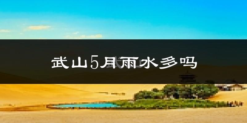 武山5月雨水多吗?