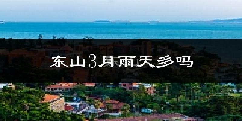 东山3月雨天多吗?