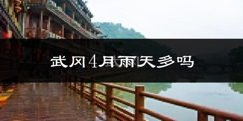 武冈4月雨天多吗?